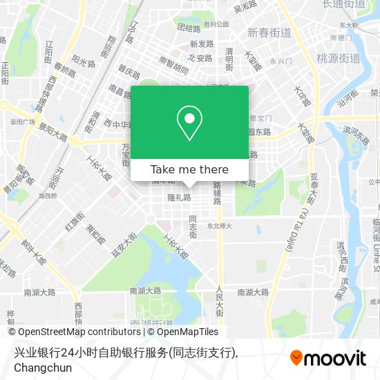 兴业银行24小时自助银行服务(同志街支行) map