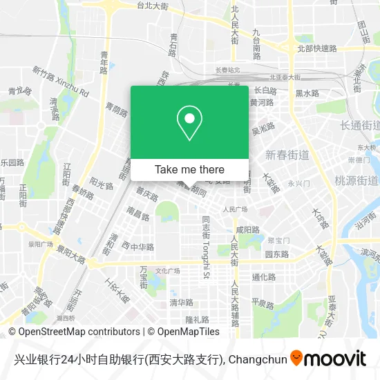 兴业银行24小时自助银行(西安大路支行) map