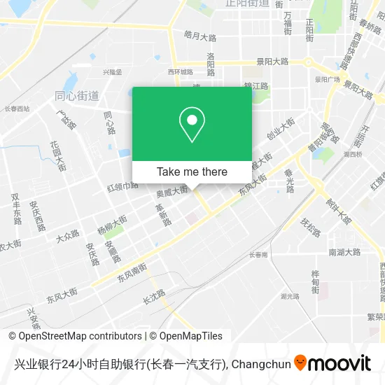兴业银行24小时自助银行(长春一汽支行) map