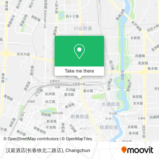 汉庭酒店(长春铁北二路店) map