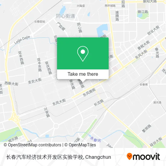 长春汽车经济技术开发区实验学校 map