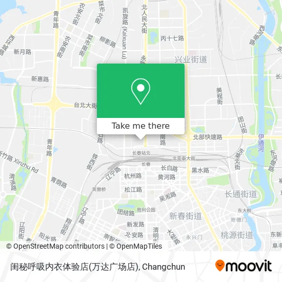 闺秘呼吸内衣体验店(万达广场店) map