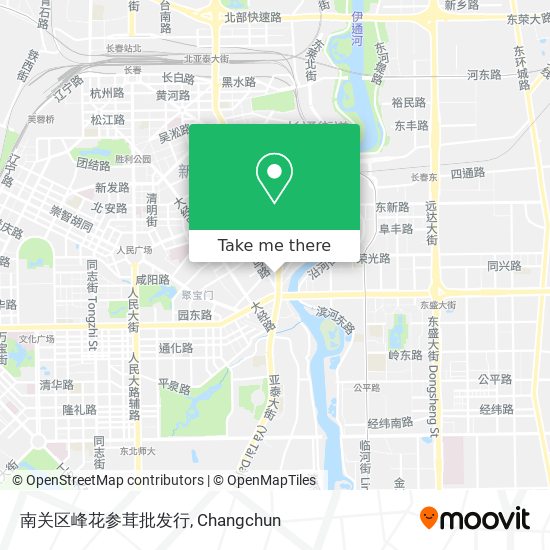 南关区峰花参茸批发行 map