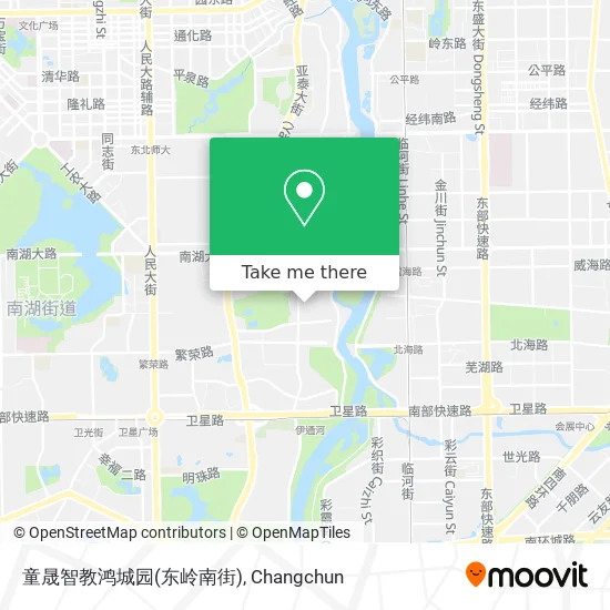 童晟智教鸿城园(东岭南街) map