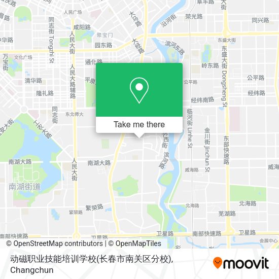 动磁职业技能培训学校(长春市南关区分校) map