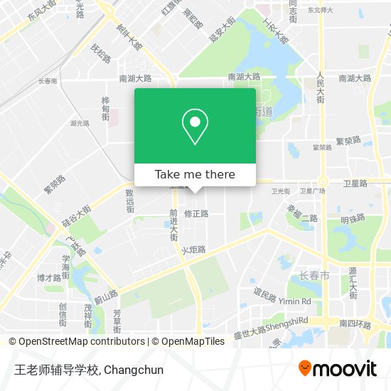 王老师辅导学校 map