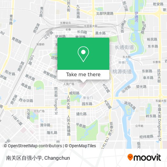 南关区自强小学 map