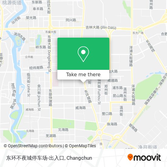 东环不夜城停车场-出入口 map