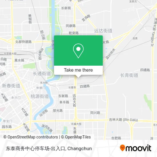 东泰商务中心停车场-出入口 map