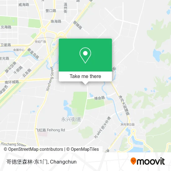哥德堡森林-东1门 map