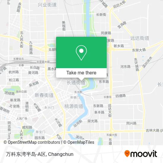 万科东湾半岛-A区 map