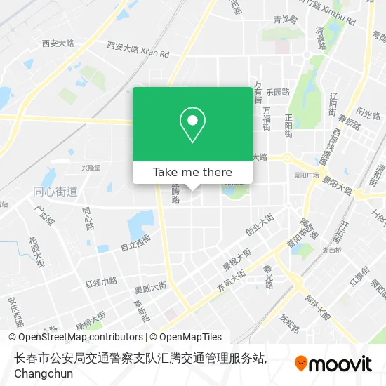 长春市公安局交通警察支队汇腾交通管理服务站 map
