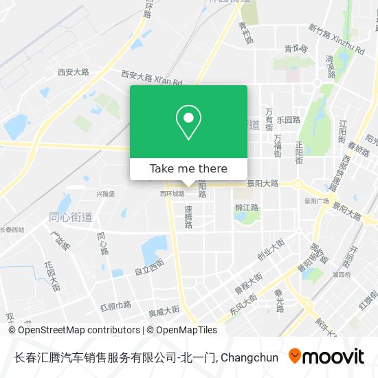 长春汇腾汽车销售服务有限公司-北一门 map