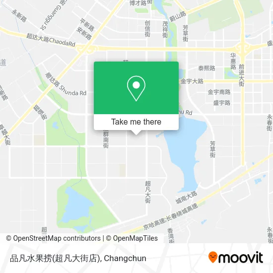 品凡水果捞(超凡大街店) map