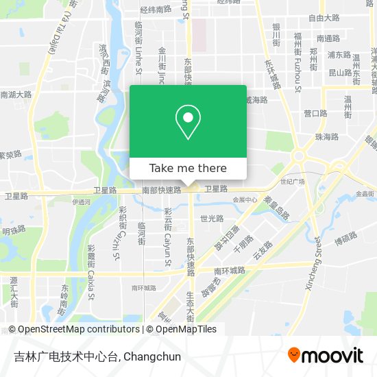 吉林广电技术中心台 map