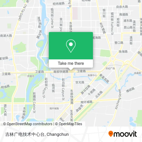 吉林广电技术中心台 map