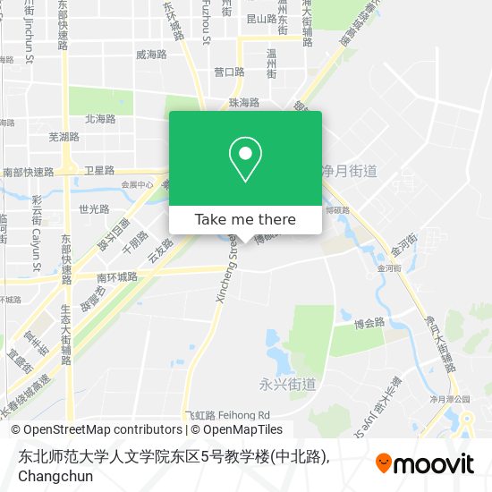 东北师范大学人文学院东区5号教学楼(中北路) map