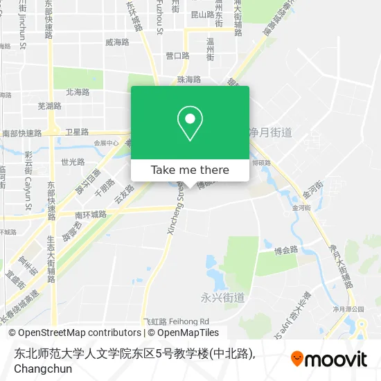 东北师范大学人文学院东区5号教学楼(中北路) map