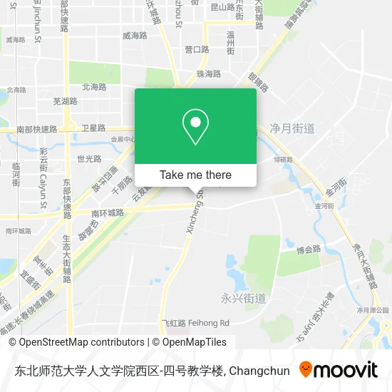 东北师范大学人文学院西区-四号教学楼 map