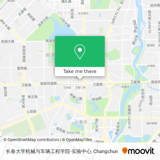 长春大学机械与车辆工程学院-实验中心 map