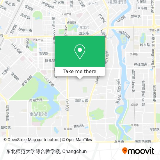 东北师范大学综合教学楼 map