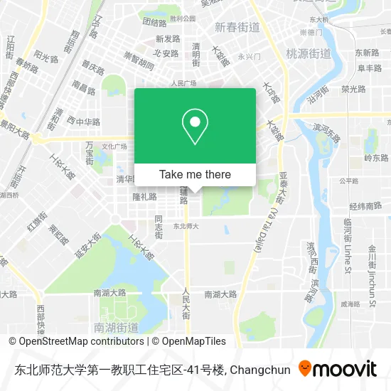 东北师范大学第一教职工住宅区-41号楼 map