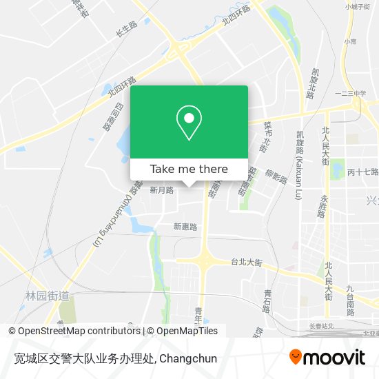 宽城区交警大队业务办理处 map