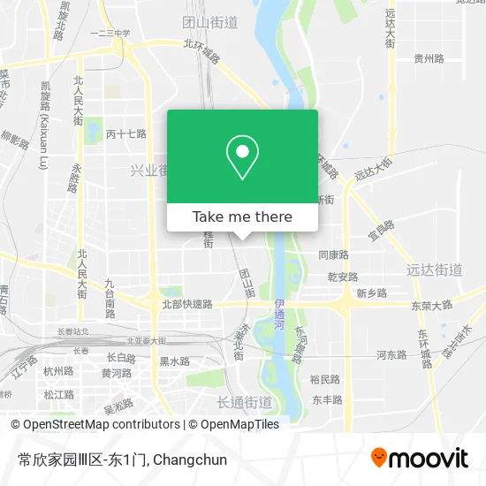 常欣家园Ⅲ区-东1门 map