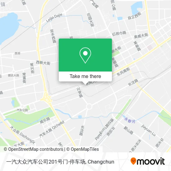 一汽大众汽车公司201号门-停车场 map