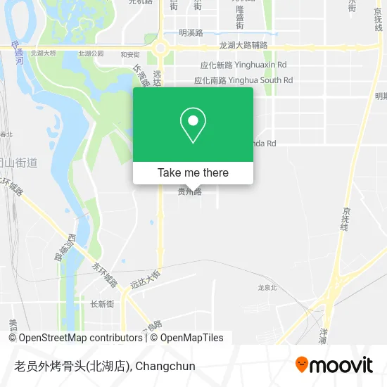 老员外烤骨头(北湖店) map