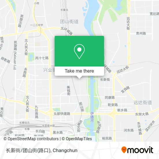 长新街/团山街(路口) map