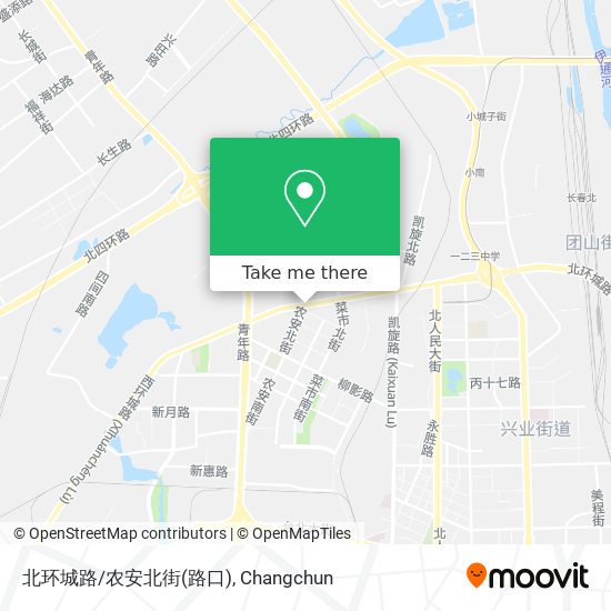 北环城路/农安北街(路口) map