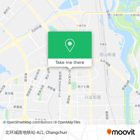 北环城路地铁站-A口 map