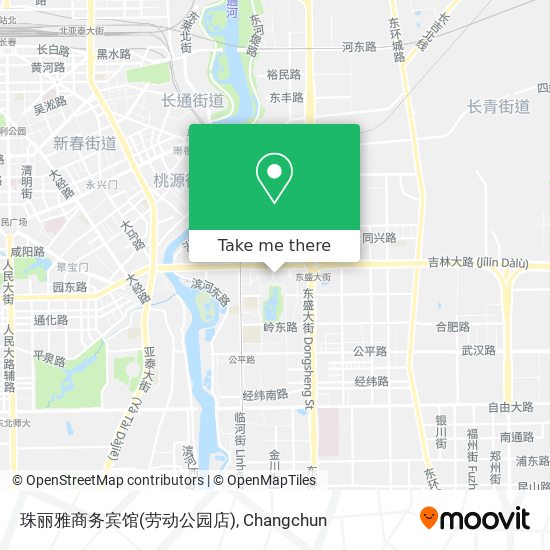 珠丽雅商务宾馆(劳动公园店) map