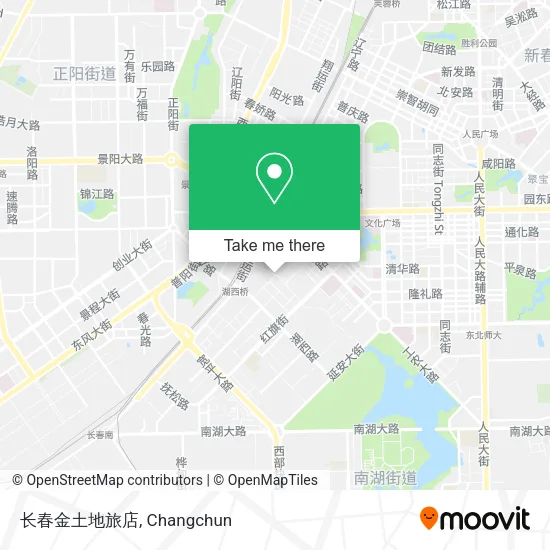 长春金土地旅店 map