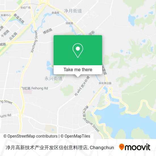 净月高新技术产业开发区信创意料理店 map
