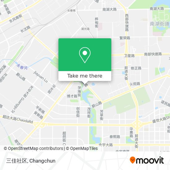 三佳社区 map