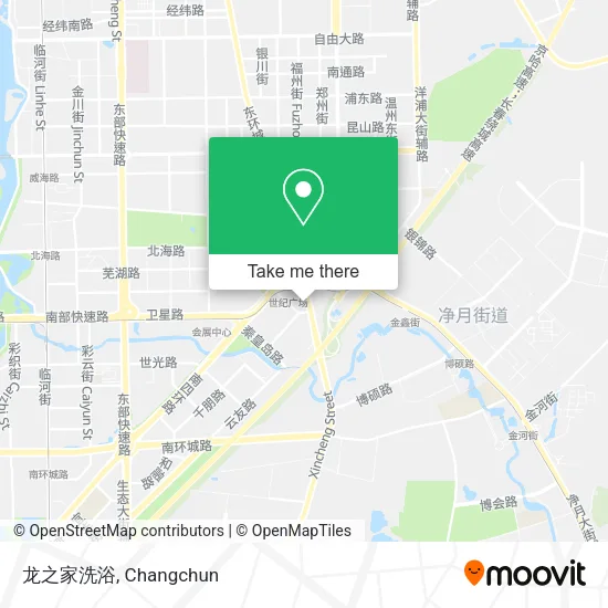 龙之家洗浴 map