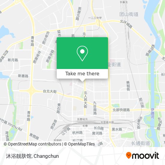 沐浴靓肤馆 map