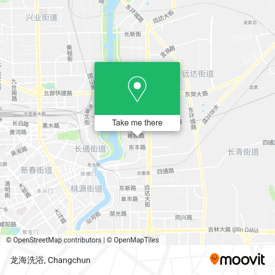 龙海洗浴 map