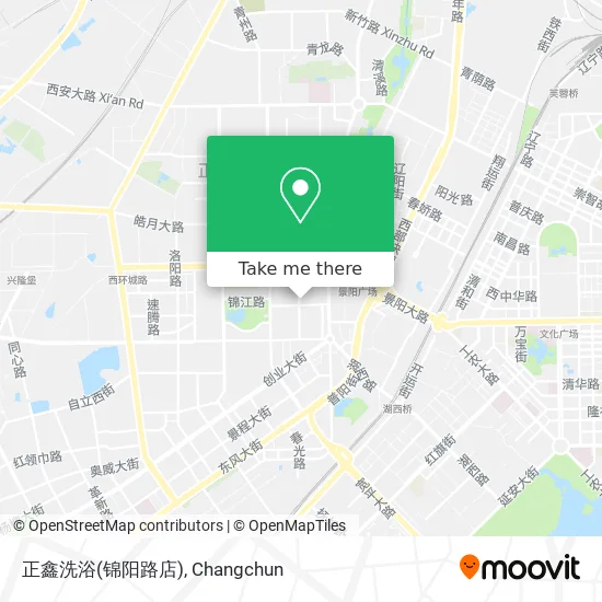 正鑫洗浴(锦阳路店) map