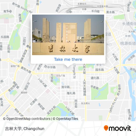 吉林大学 map