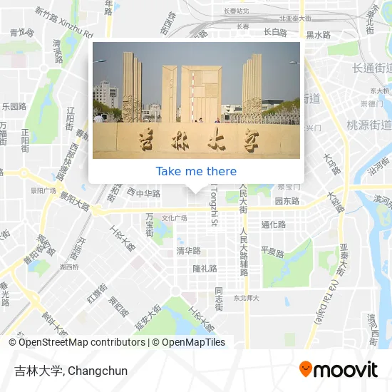 吉林大学 map