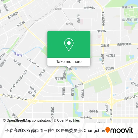 长春高新区双德街道三佳社区居民委员会 map