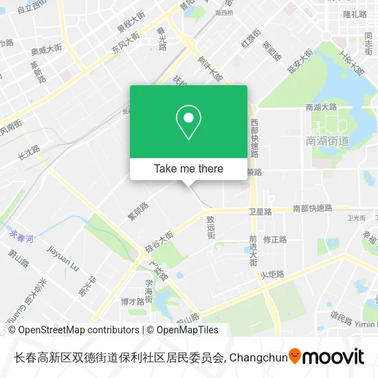 长春高新区双德街道保利社区居民委员会 map