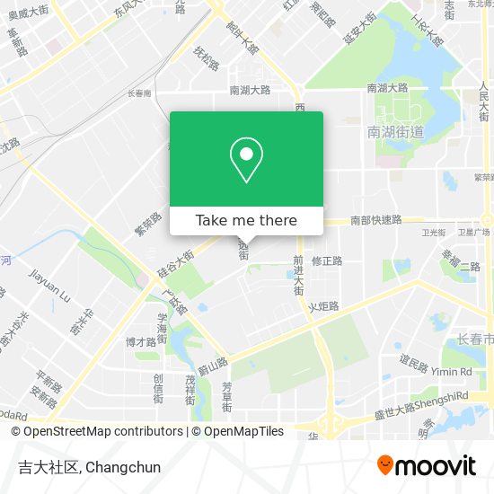 吉大社区 map