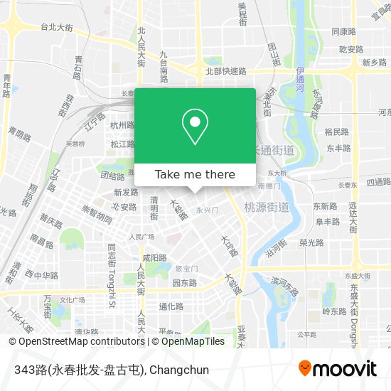 343路(永春批发-盘古屯) map