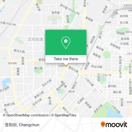 普阳街 map