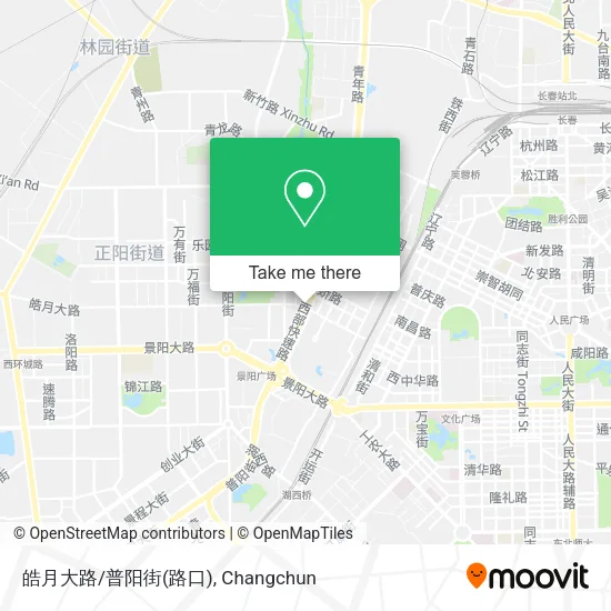 皓月大路/普阳街(路口) map