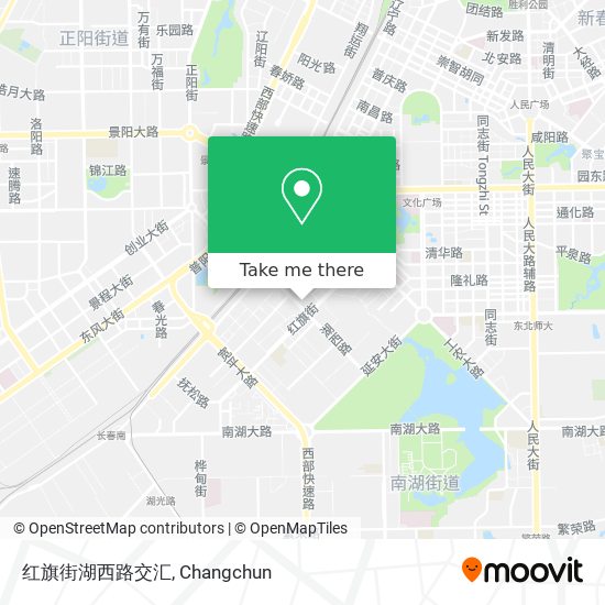 红旗街湖西路交汇 map